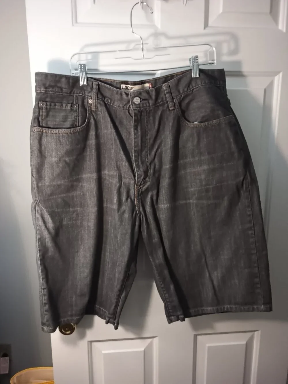 Mens Levi's Gray Jean Shorts